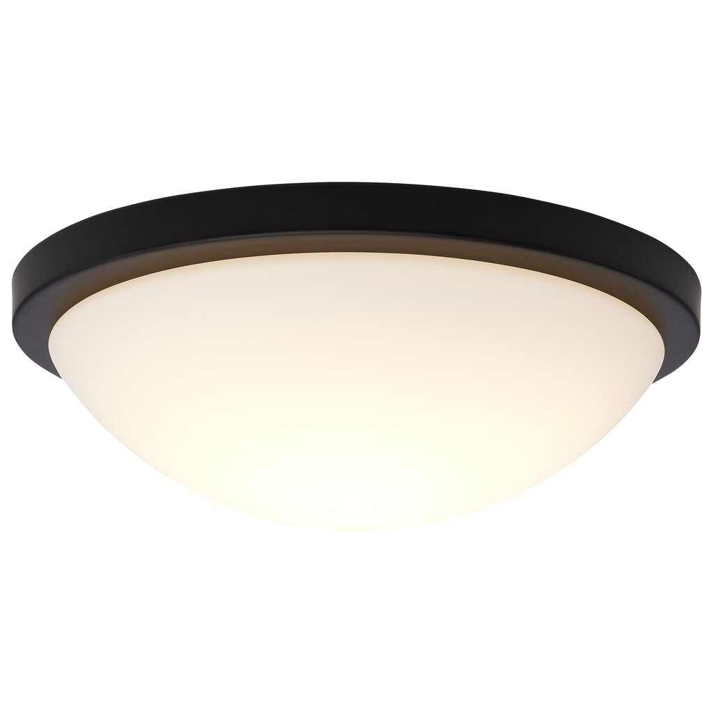 Satco 62-1942 18W LED Fixture Button - 11 Inch Flush Mount Matte Black