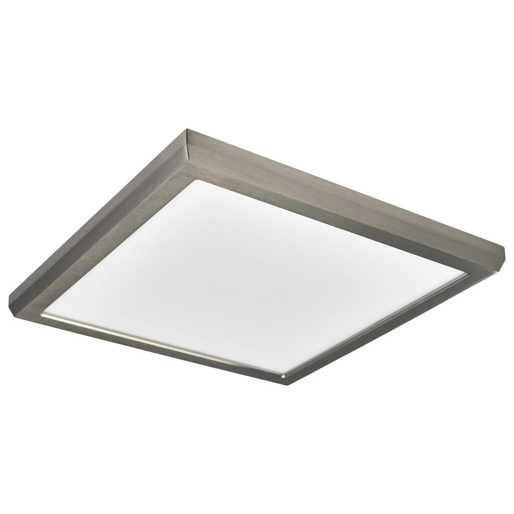 Satco 62-1927 11W LED Fixture Blink Performer - 9 Inch Square Brushed