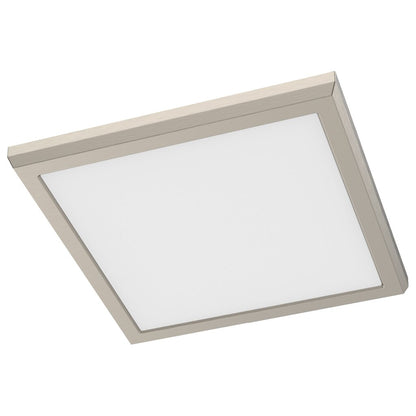 Satco 62-1927 11W LED Fixture Blink Performer - 9 Inch Square Brushed