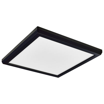 Satco 62-1925 11W LED Fixture Blink Performer - 9 Inch Square Black