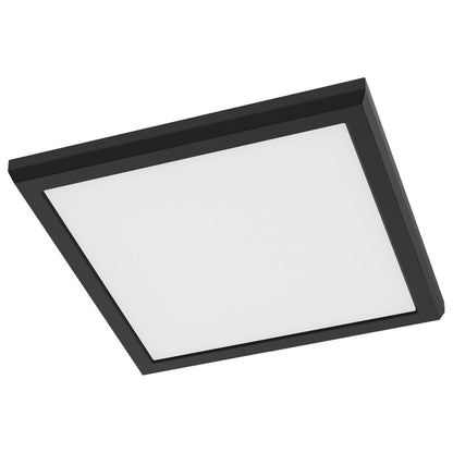 Satco 62-1925 11W LED Fixture Blink Performer - 9 Inch Square Black