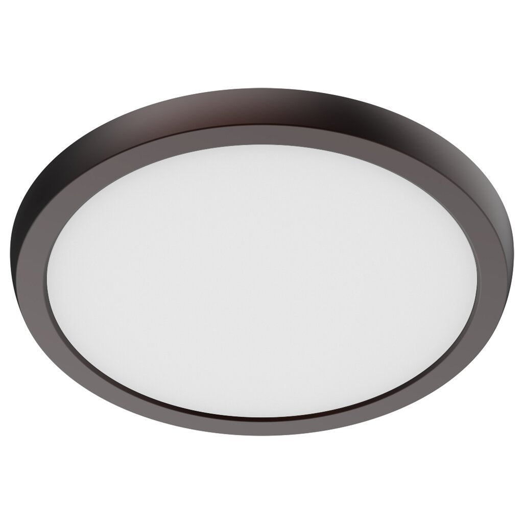 Satco 62-1922 11W LED Fixture Blink Performer - 9 Inch Round Bronze