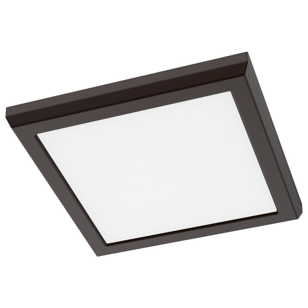Satco 62-1916 10W LED Fixture Blink Performer - 7 Inch Square Bronze