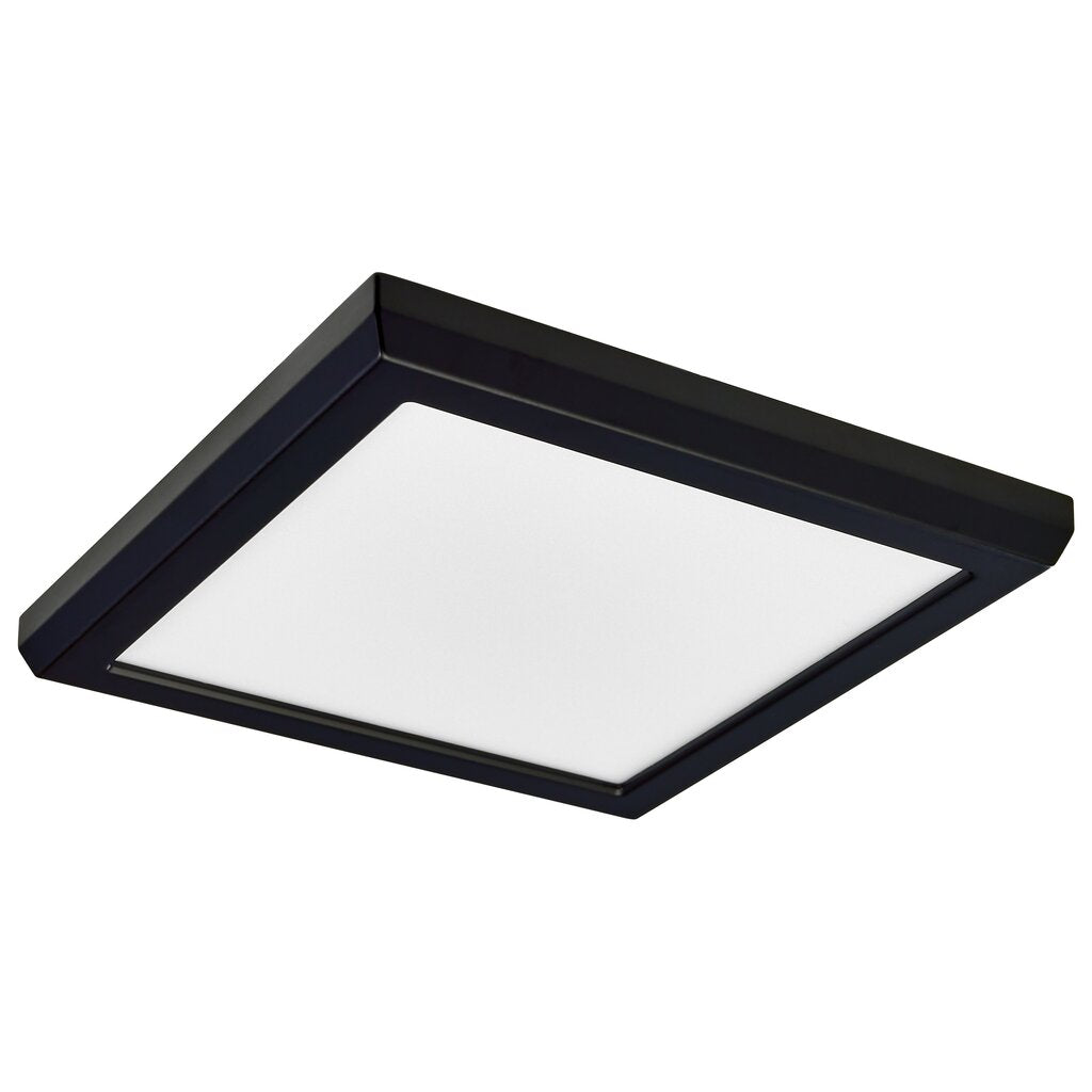 Satco 62-1915 10W LED Fixture Blink Performer - 7 Inch Square Black