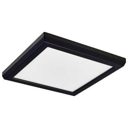 Satco 62-1915 10W LED Fixture Blink Performer - 7 Inch Square Black