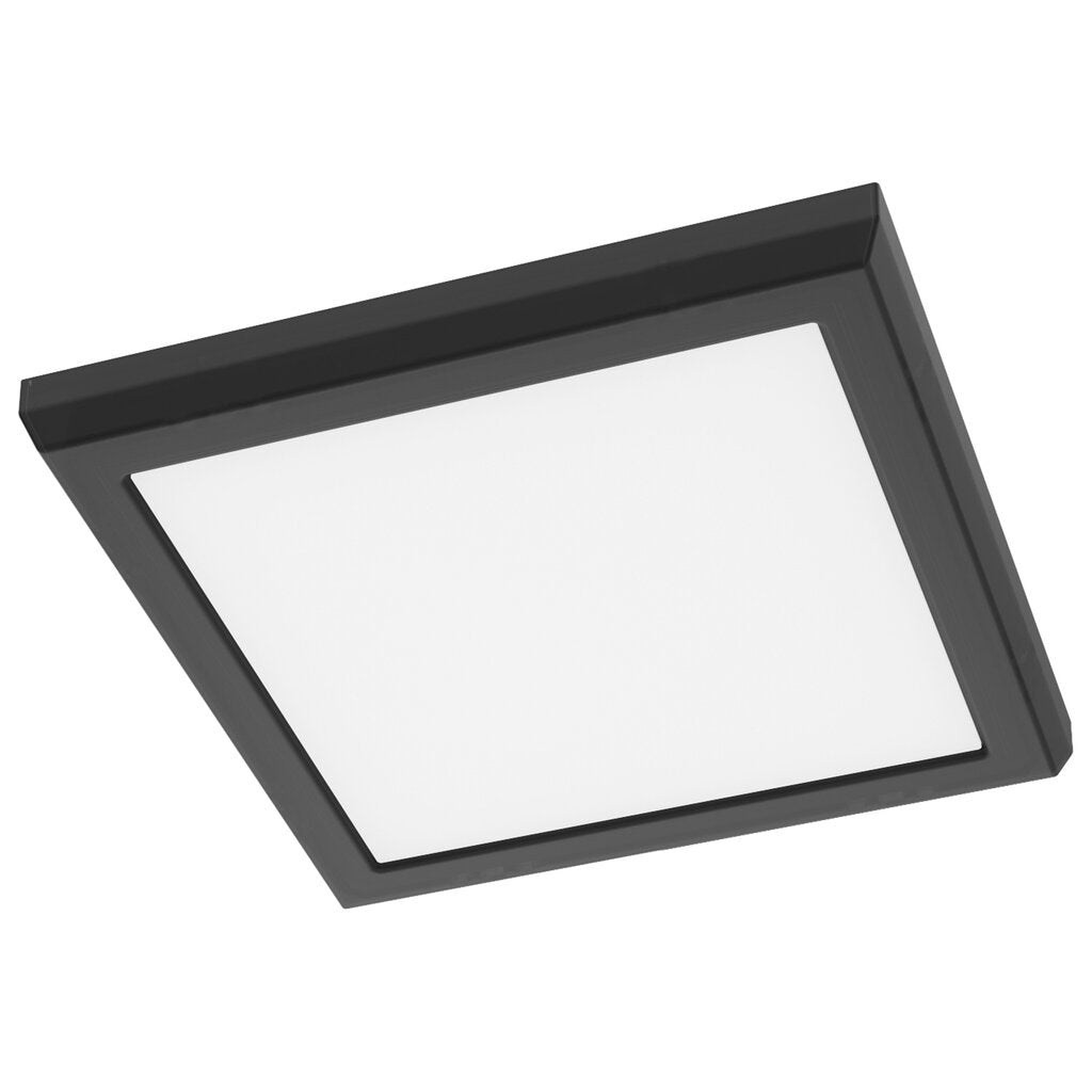 Satco 62-1915 10W LED Fixture Blink Performer - 7 Inch Square Black