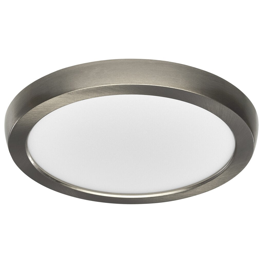Satco 62-1913 10W LED Fixture Blink Performer - 7 Inch Round Brushed