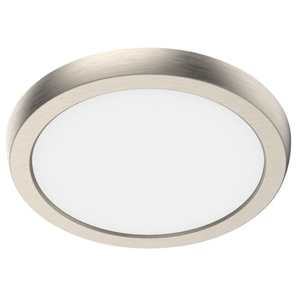 Satco 62-1913 10W LED Fixture Blink Performer - 7 Inch Round Brushed