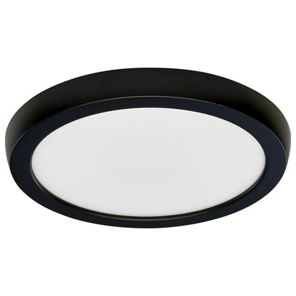 Satco 62-1911 10W LED Fixture Blink Performer - 7 Inch Round Black