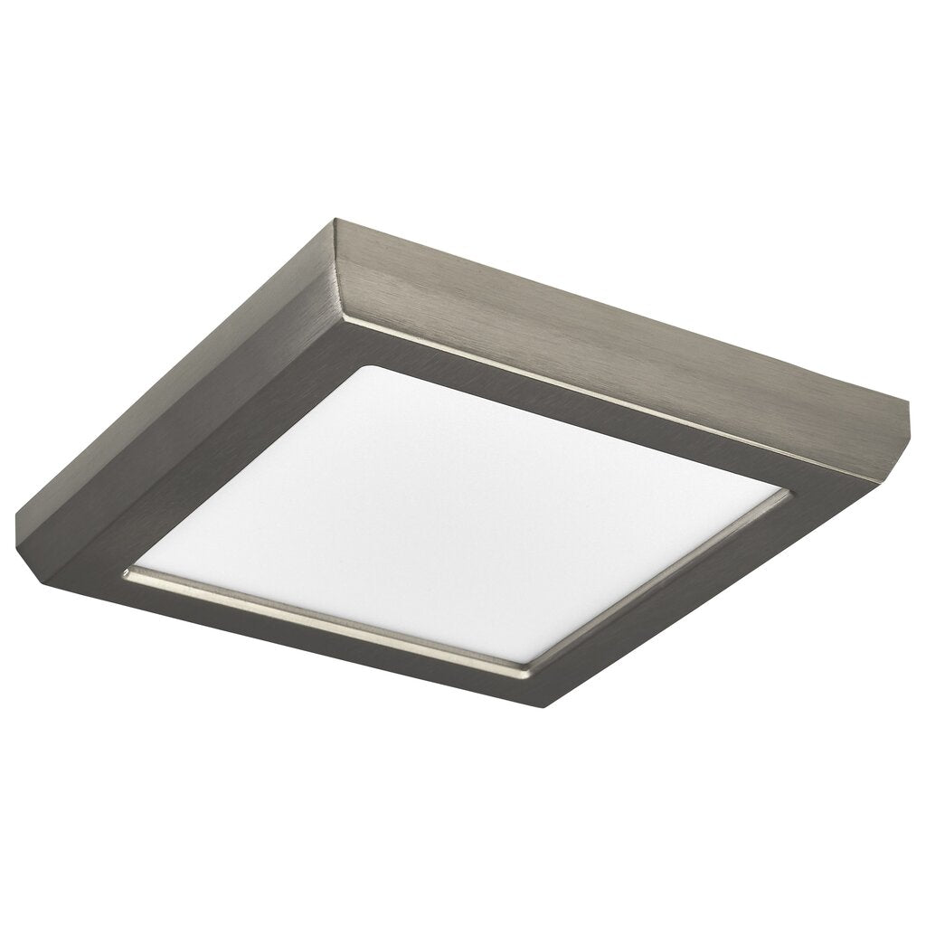 Satco 62-1907 8W LED Fixture Blink Performer - 5 Inch Square Brushed