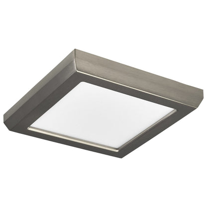 Satco 62-1907 8W LED Fixture Blink Performer - 5 Inch Square Brushed