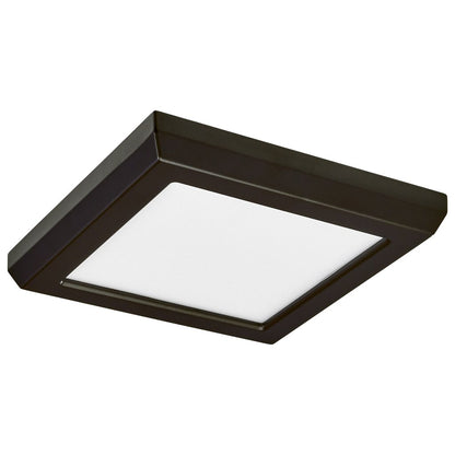 Satco 62-1906 8W LED Fixture Blink Performer - 5 Inch Square Bronze