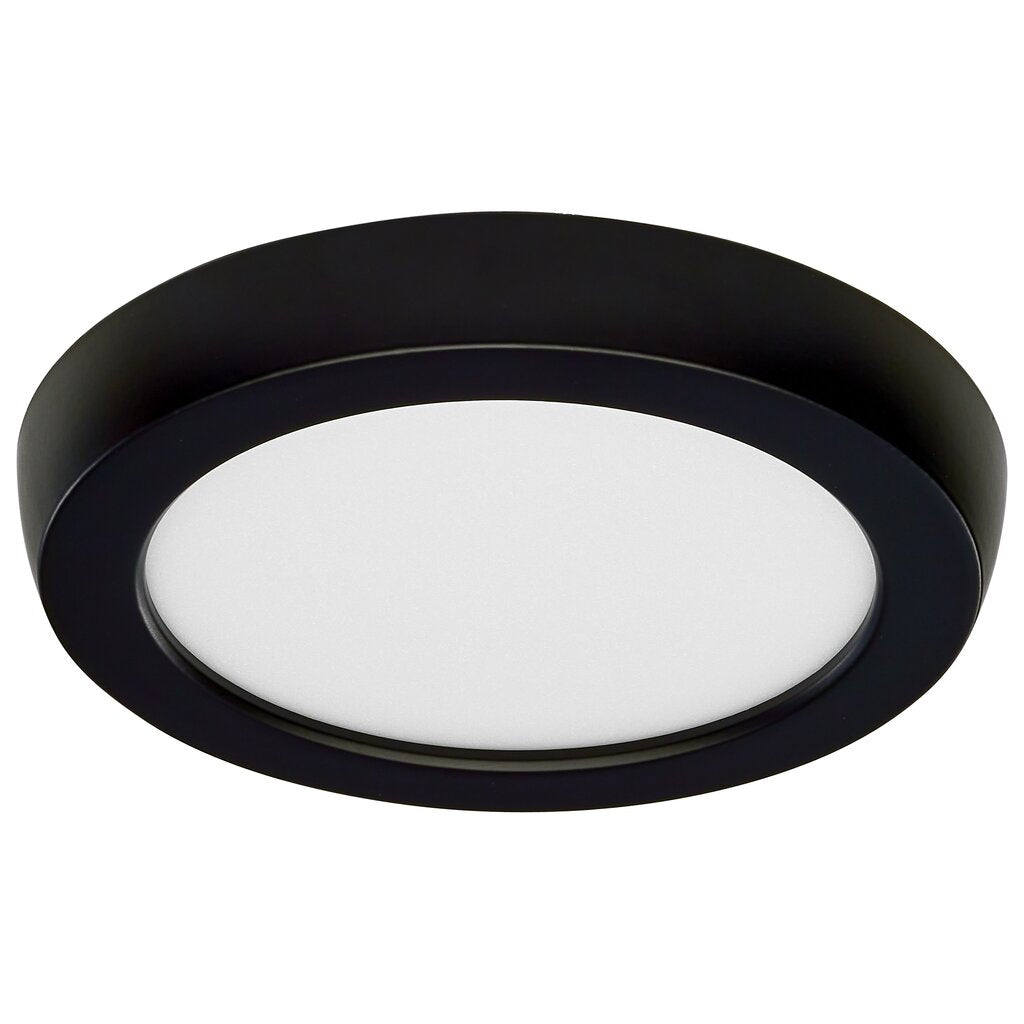 Satco 62-1901 8W LED Fixture Blink Performer - 5 Inch Round Black