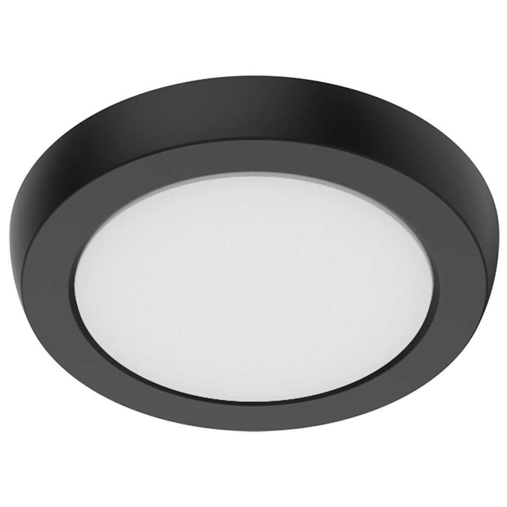Satco 62-1901 8W LED Fixture Blink Performer - 5 Inch Round Black