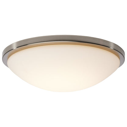 Satco 62-1844 25W LED Fixture Button - 17 Inch Flush Mount Brushed