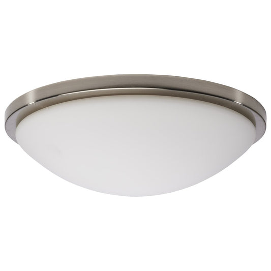 Satco 62-1844 25W LED Fixture Button - 17 Inch Flush Mount Brushed