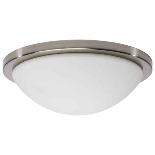 Satco 62-1843 18W LED Dimmable Fixture Button - 13 Inch Flush Mount
