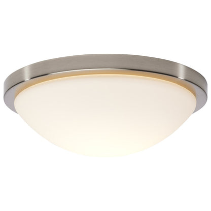 Satco 62-1842 18W LED Fixture Button - 11 Inch Flush Mount Brushed