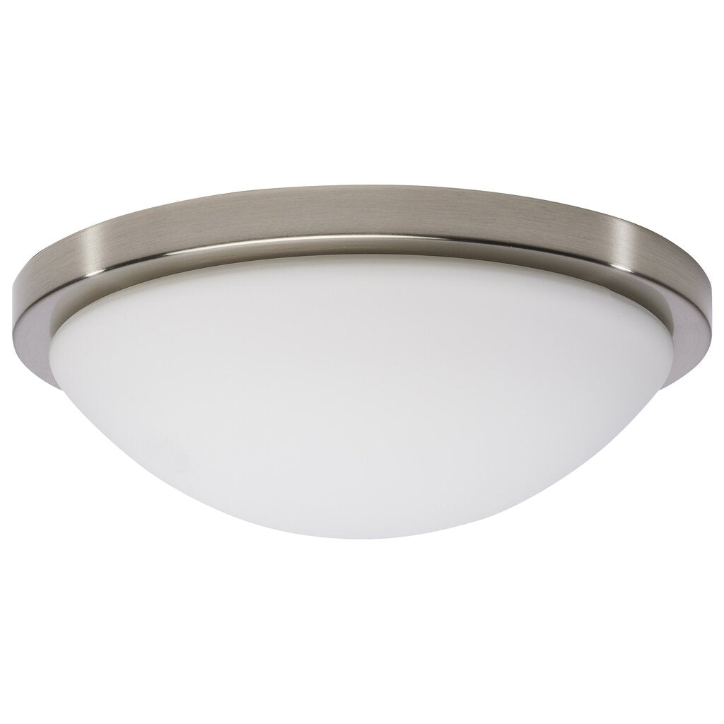 Satco 62-1842 18W LED Fixture Button - 11 Inch Flush Mount Brushed