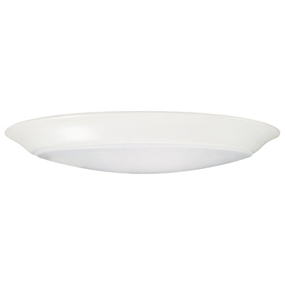 Satco 62-1815 9.5W LED Fixture - 10 Inch Disk Light White Finish CCT