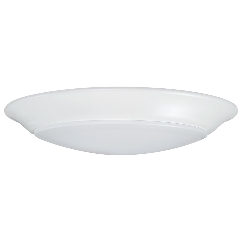 Satco 62-1805 8W LED Fixture - 7 Inch Disk Light White Finish CCT