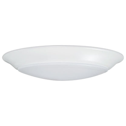 Satco 62-1805 8W LED Fixture - 7 Inch Disk Light White Finish CCT