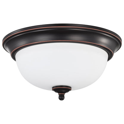 Satco 62-1558 19W LED Fixture Center Lock 13 Inch Flush Mount - 3000K