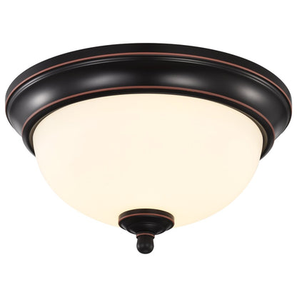 Satco 62-1557 19W LED Fixture Center Lock 11 Inch Flush Mount - 3000K