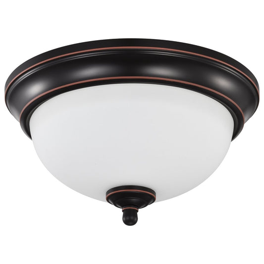Satco 62-1557 19W LED Fixture Center Lock 11 Inch Flush Mount - 3000K