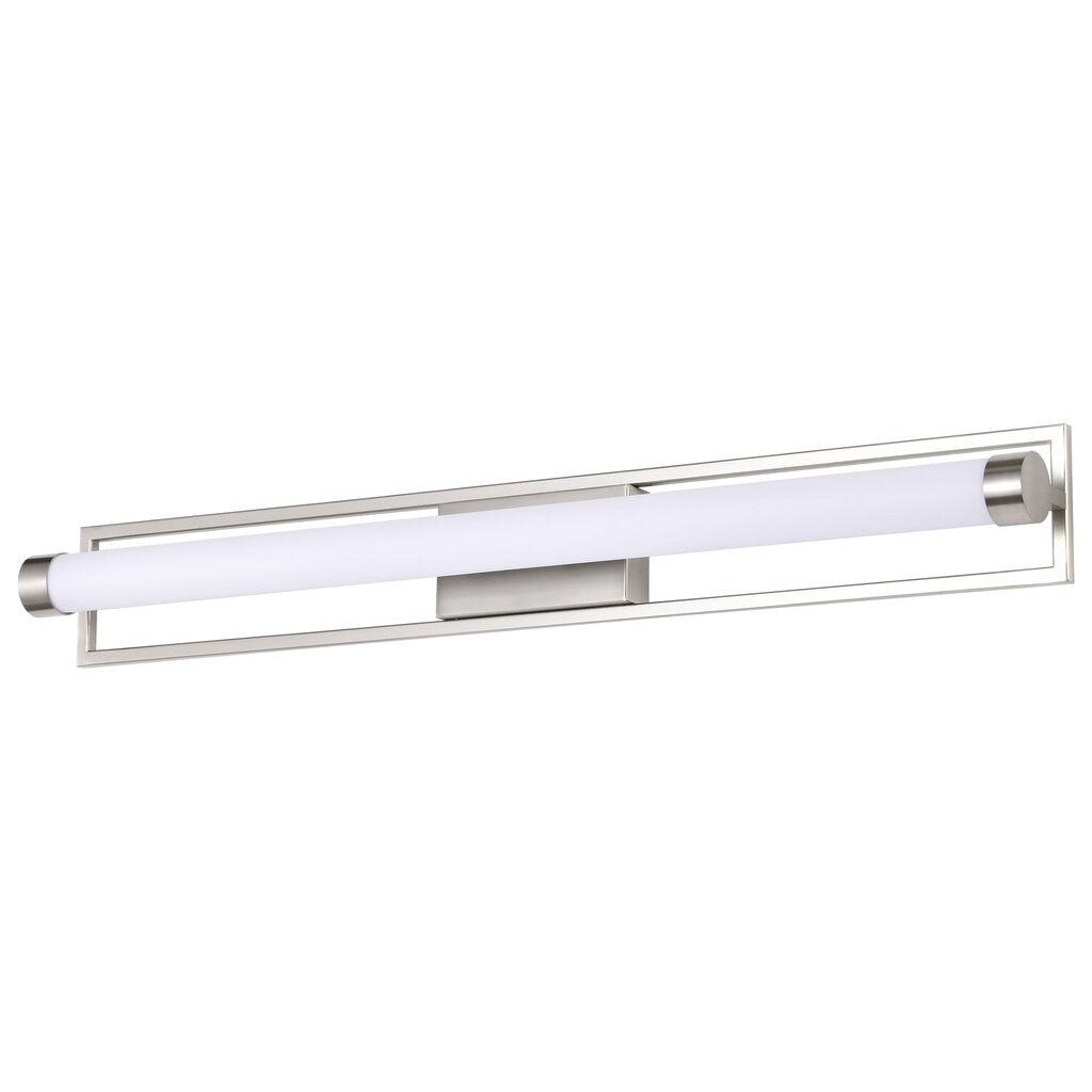Satco 62-1543 39W LED Fixture Canal Large Vanity - Brushed Nickel