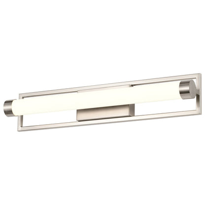 Satco 62-1542 26W LED Fixture Canal Medium Vanity - Brushed Nickel