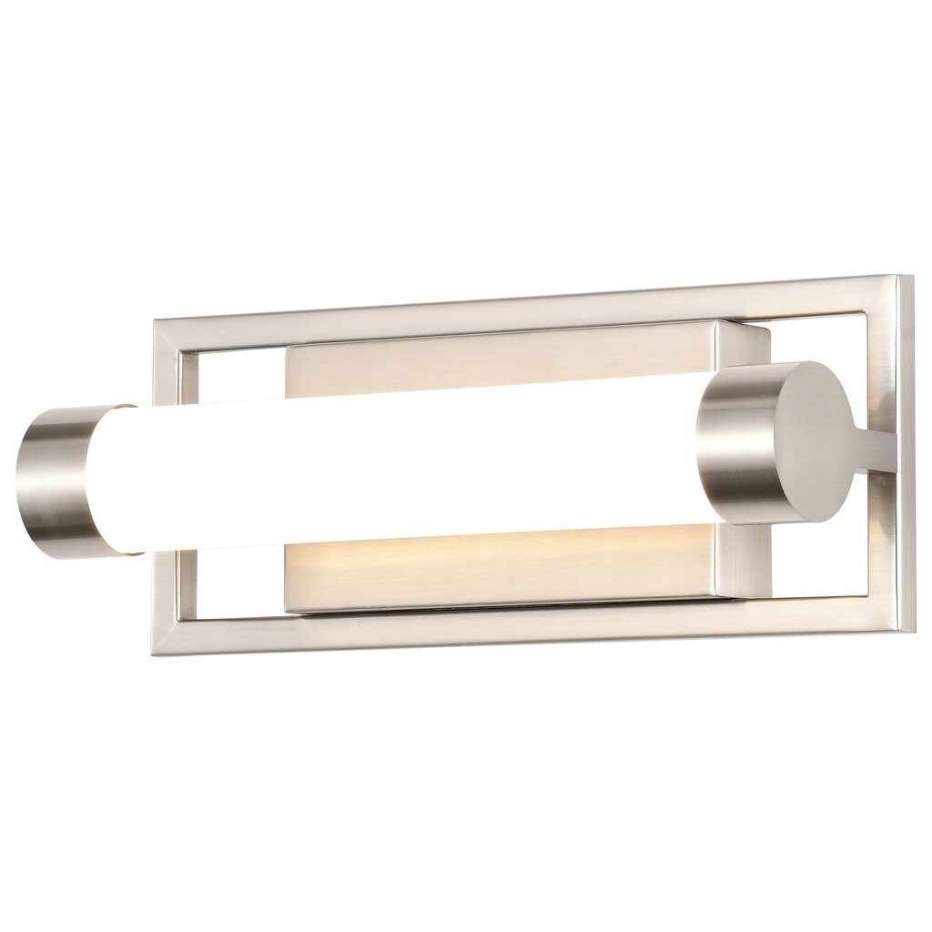 Satco 62-1541 13W LED Fixture Canal Small Vanity - Brushed Nickel