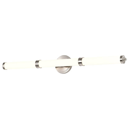 Satco 62-1536 39W LED Fixture Kagen Large Vanity - Brushed Nickel