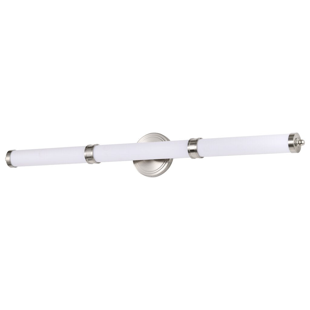 Satco 62-1536 39W LED Fixture Kagen Large Vanity - Brushed Nickel
