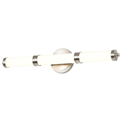 Satco 62-1535 26W LED Fixture Kagen Medium Vanity - Brushed Nickel