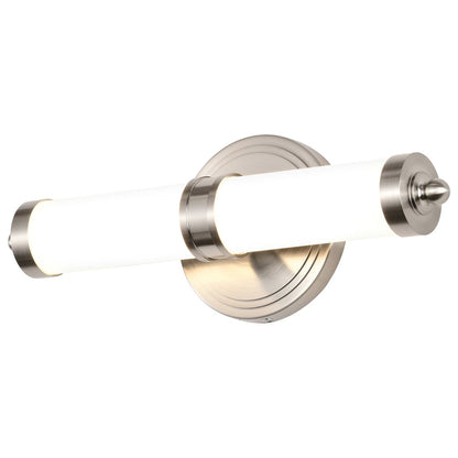 Satco 62-1534 13W LED Fixture Kagen Small Vanity - Brushed Nickel