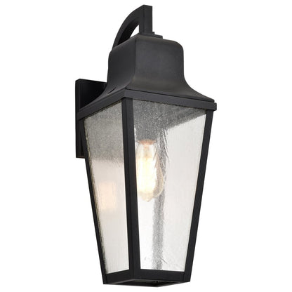 Satco 60-8133 Fixture Lawrence - 1 Light Large Wall Lantern Matte