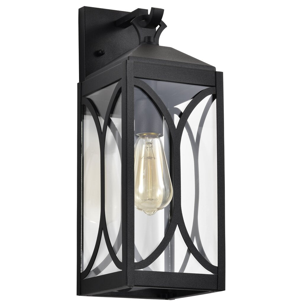 Satco 60-8122 Fixture Oaklyn - 1 Light Medium Wall Lantern Matte Black