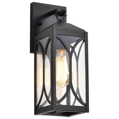 Satco 60-8121 Fixture Oaklyn - 1 Light Small Wall Lantern Matte Black