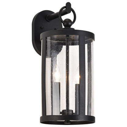 Satco 60-8112 Fixture Broadstone - 2 Light Medium Wall Lantern Matte