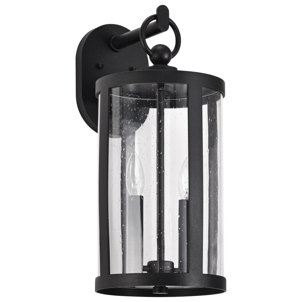 Satco 60-8112 Fixture Broadstone - 2 Light Medium Wall Lantern Matte