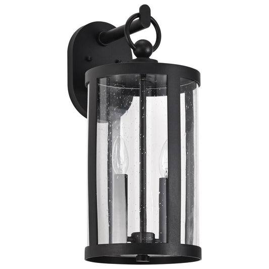 Satco 60-8112 Fixture Broadstone - 2 Light Medium Wall Lantern Matte