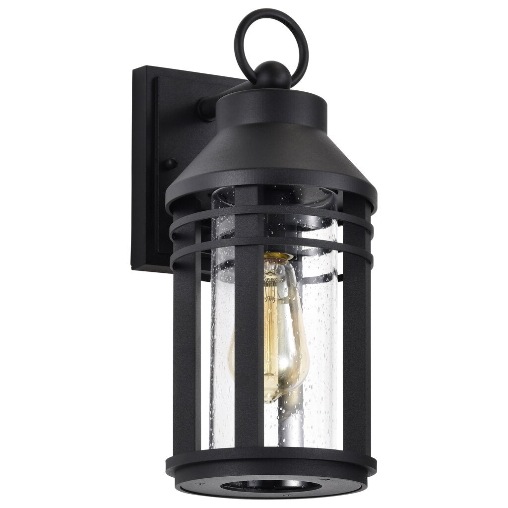 Satco 60-8102 Fixture Wilton - 1 Light Medium Wall Lantern Matte Black