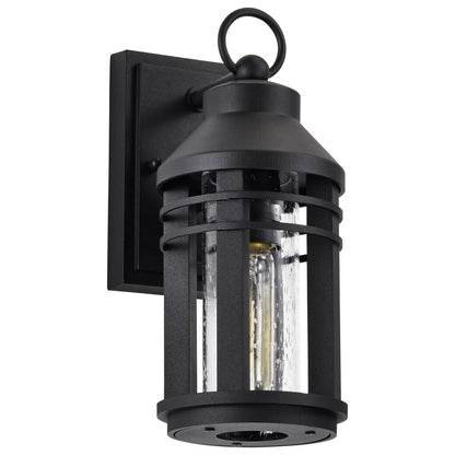 Satco 60-8101 Fixture Wilton - 1 Light Small Wall Lantern Matte Black
