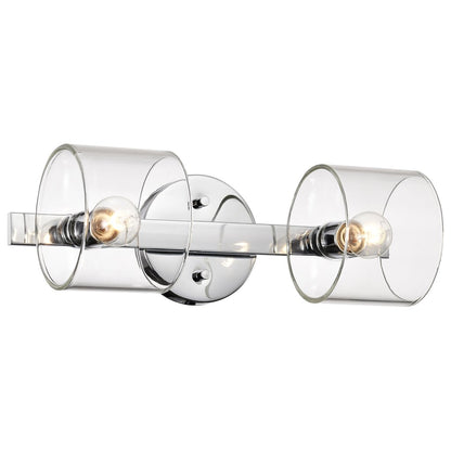 Satco 60-8072 Fixture Marlowe - 2 Light Vanity Polished Nickel with