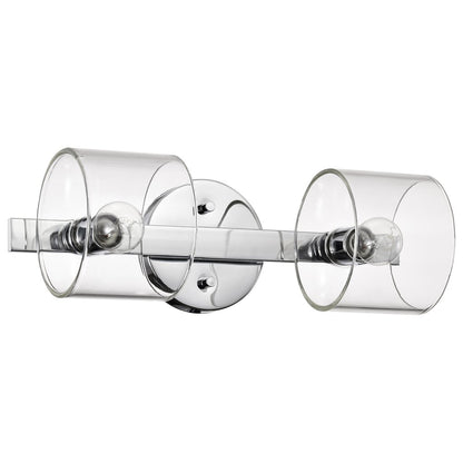 Satco 60-8072 Fixture Marlowe - 2 Light Vanity Polished Nickel with
