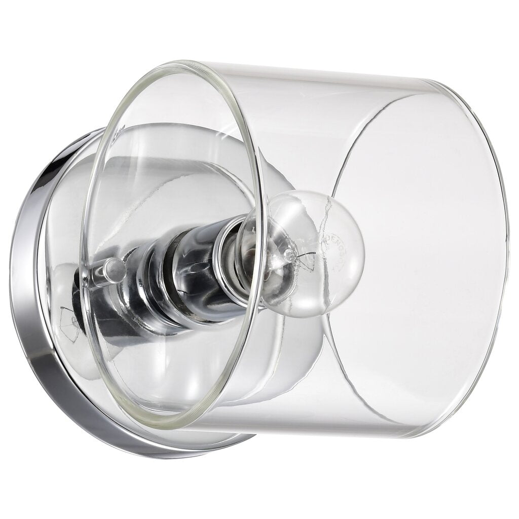 Satco 60-8071 Fixture Marlowe - 1 Light Vanity Polished Nickel with
