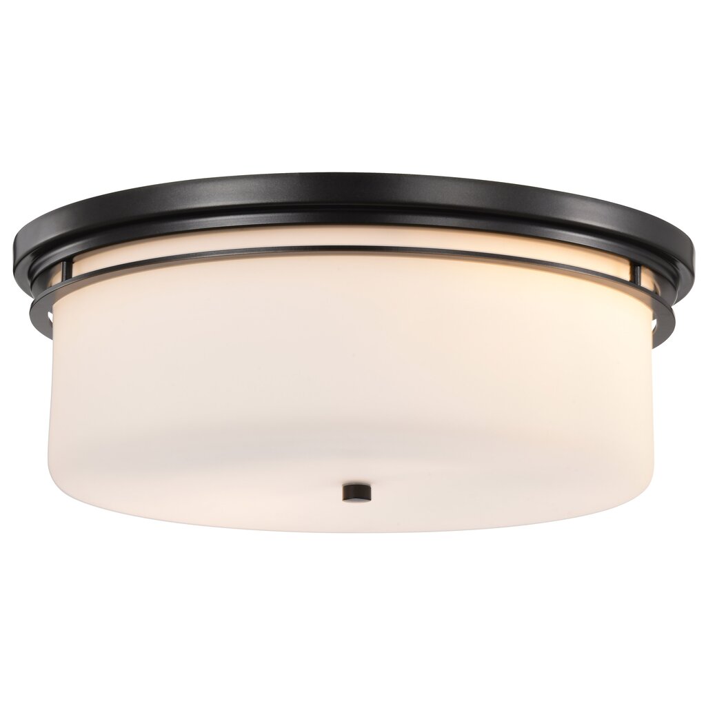 Satco 60-8034 Fixture Warren - 15 Inch Flush Mount Gun Metal with