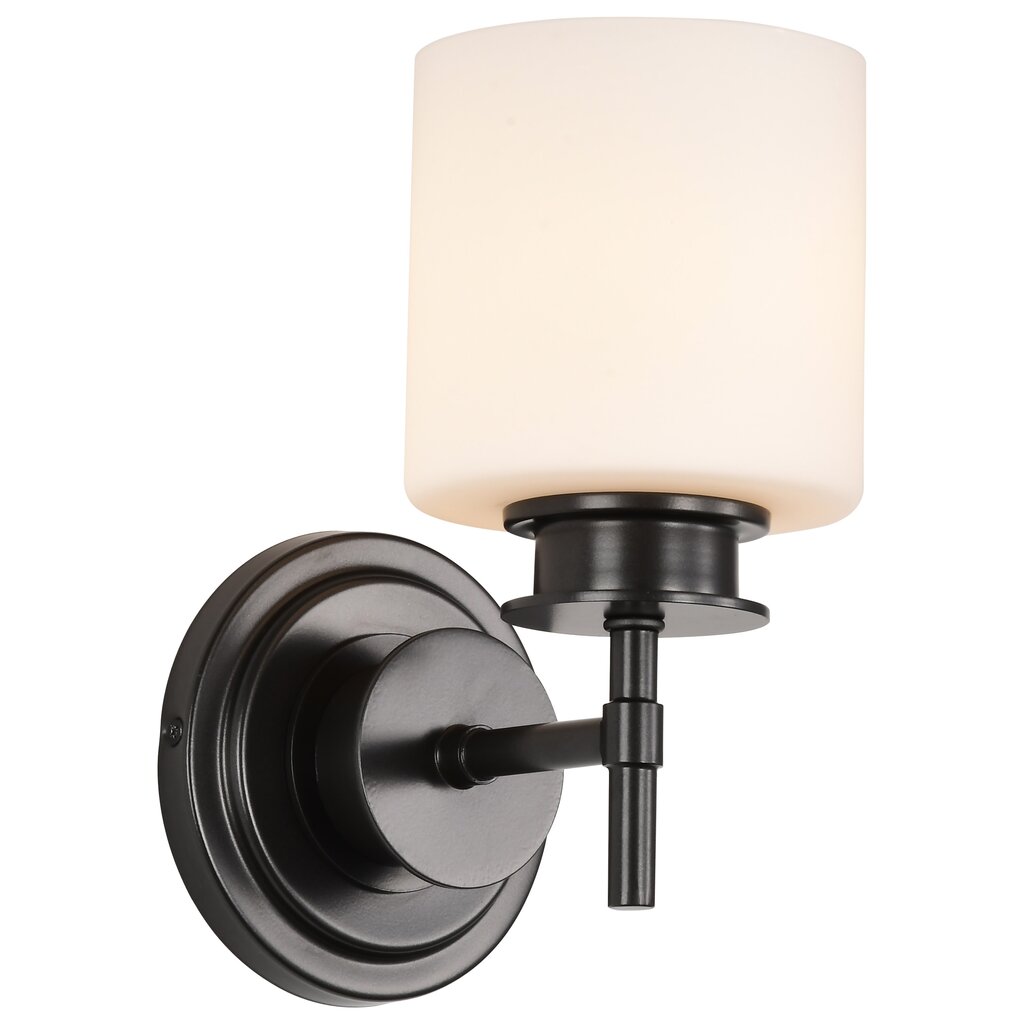 Satco 60-8031 Fixture Warren - 1 Light Vanity Gun Metal with Satin