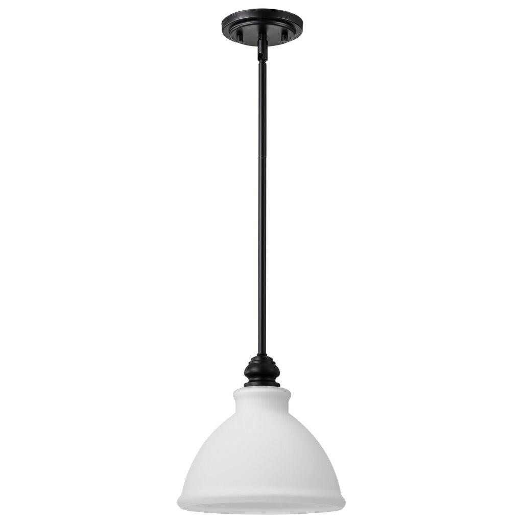 Satco 60-8024 Fixture Russel - 10 Inch Mini Pendant Matte Black with